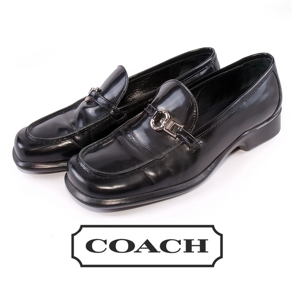 Coach Shoes - Coach Leather Claudia Loafers Made in Italy - 6.5B